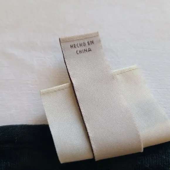 Knox Rose Long Sleeve Burn Out Velvet Chiffon Tiered Black Midi Dress Size M - Picture 6 of 11